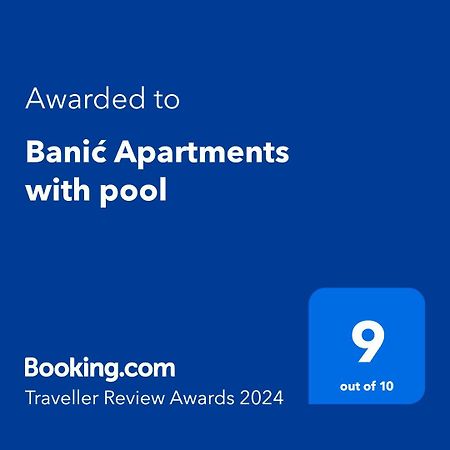 Banic Apartments With Pool Біоград-на-Мору Екстер'єр фото